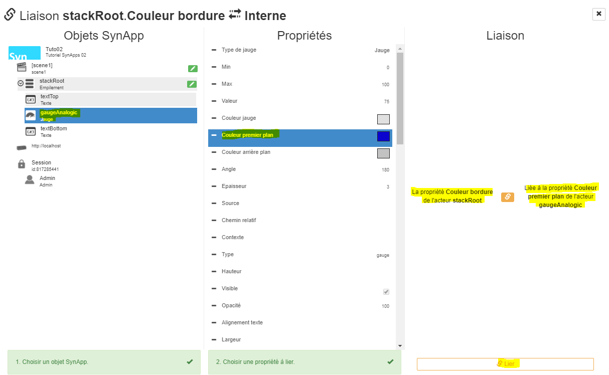 Résumé liaison interne