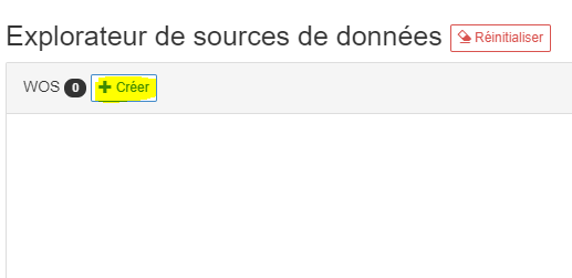 Sélecteur source de données